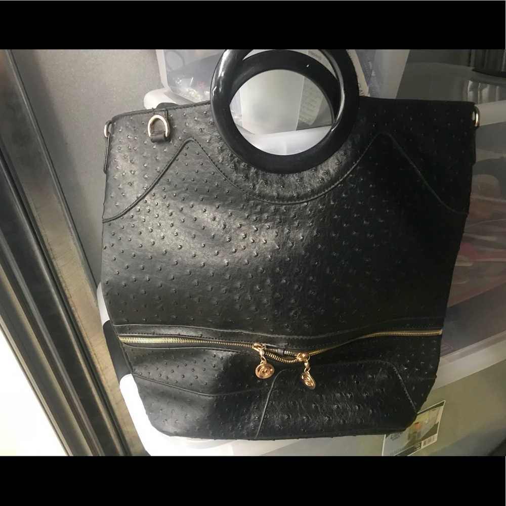 Big faux leather purse/handbag.